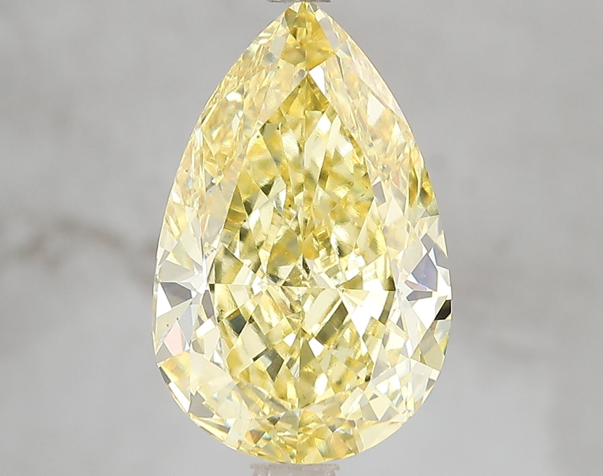 5.01ct Lab Diamond KT36-6 — FANCY VIVID YELLOW/VS1 | IGI Certified