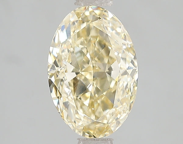 2.07ct Fancy Intense Yellow Oval Lab Diamond, VVS2, IGI Certified