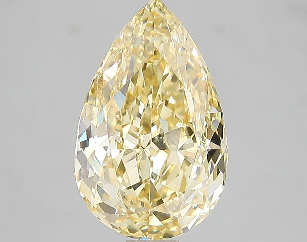 3.1ct Lab Diamond KT37-34 — FANCY INTENSE YELLOW/VS1 | IGI Certified