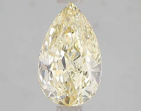 2.01ct Fancy Intense Yellow Pear Lab Diamond, VS2, IGI Certified