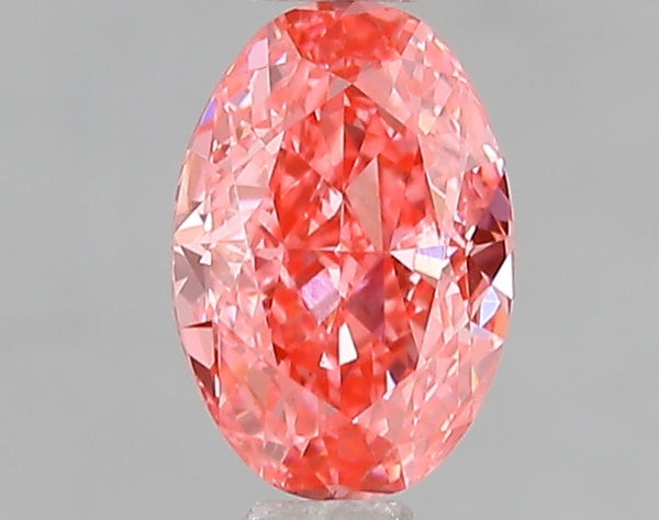 1.03ct Fancy Vivid Pink Oval Lab Diamond, VS2, IGI Certified