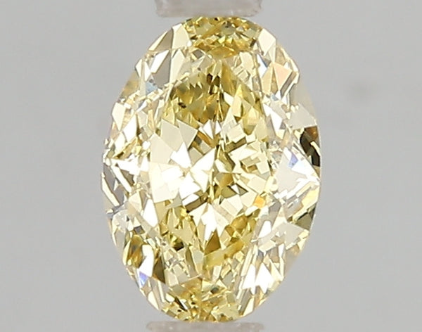 1.04ct Fancy Intense Yellow Oval Lab Diamond, SI1, IGI Certified