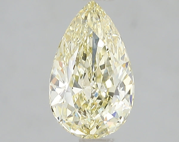 1.6ct Fancy Yellow Pear Lab Diamond, VVS2, IGI Certified