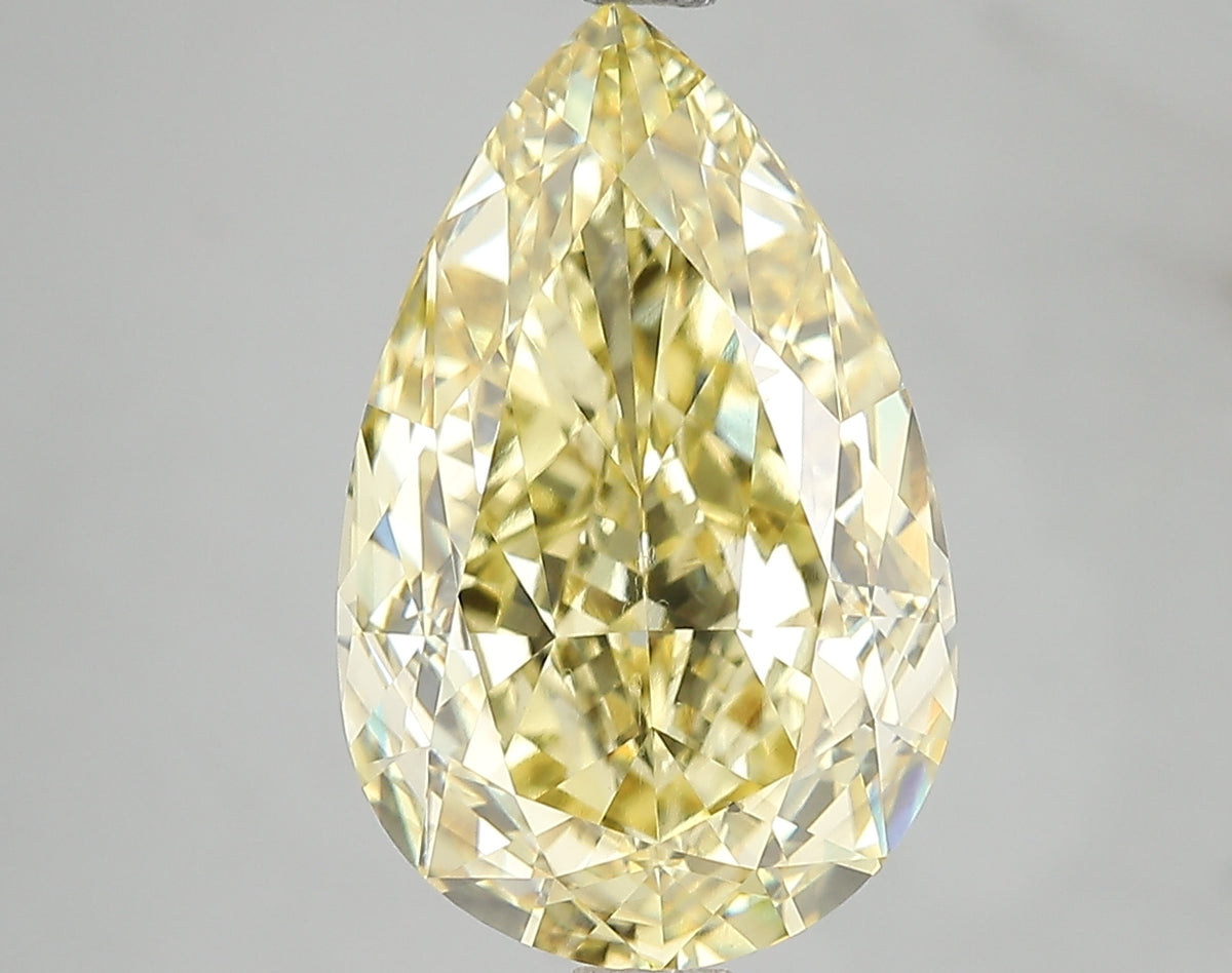 7.02ct Lab Diamond KT38-13 — FANCY VIVID YELLOW/VS2 | IGI Certified