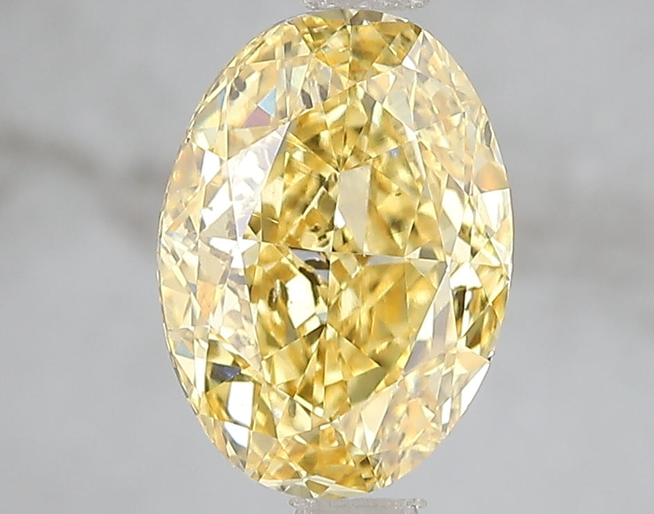 2.52ct Lab Diamond KT38-140 — FANCY VIVID YELLOW/SI1 | IGI Certified