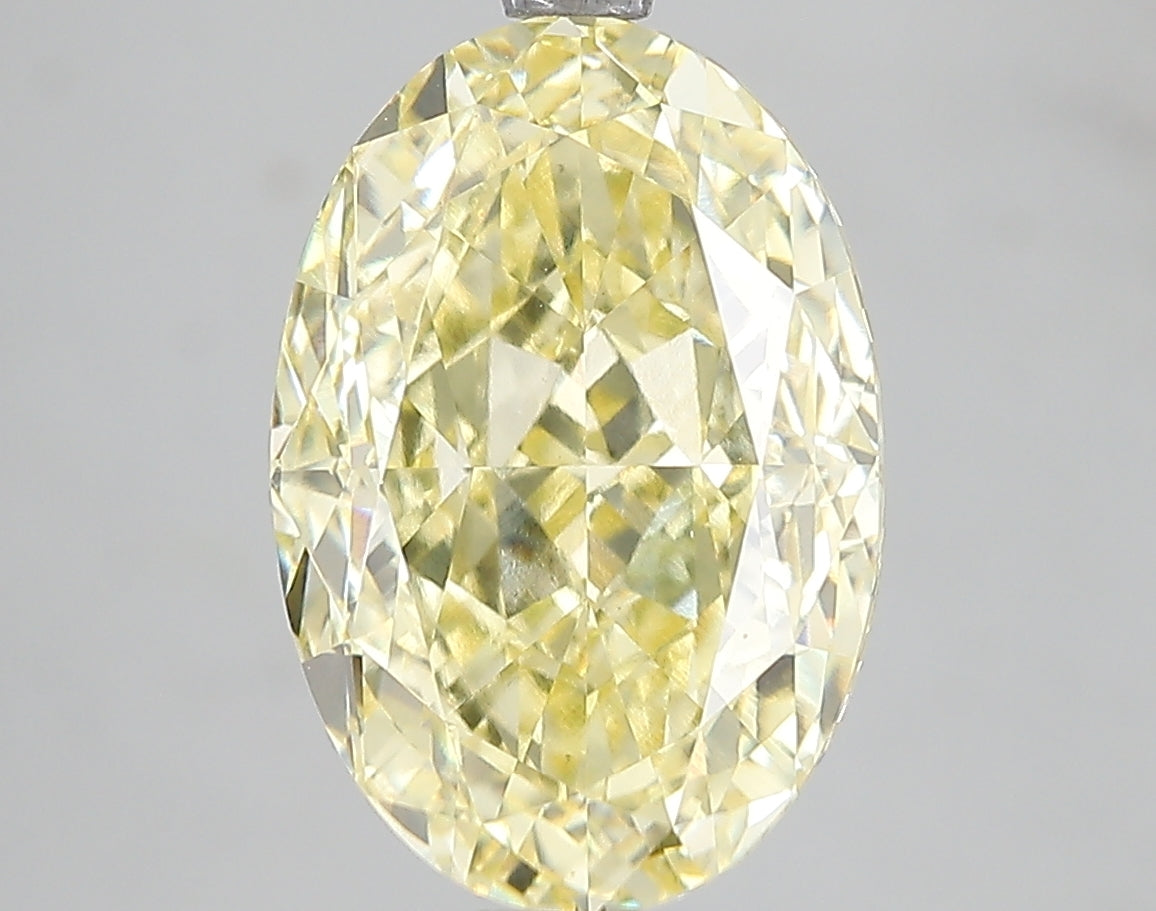 5.01ct Lab Diamond KT38-32 — FANCY VIVID YELLOW/VS1 | IGI Certified