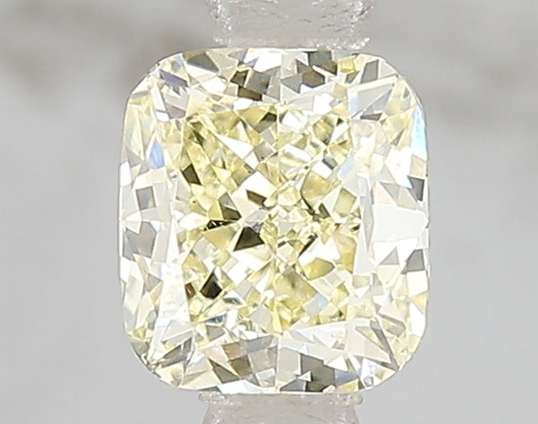 1ct Fancy Yellow Cushion Lab Diamond, VS1, IGI Certified