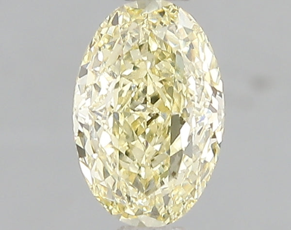 1ct Fancy Intense Yellow Oval Lab Diamond, VS1, IGI Certified