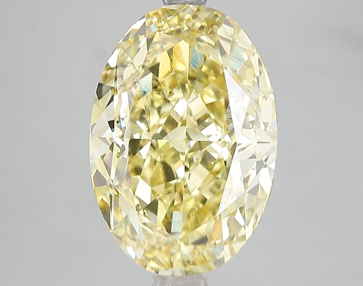 5.01ct Lab Diamond KT38-90 — FANCY VIVID YELLOW/SI1 | IGI Certified