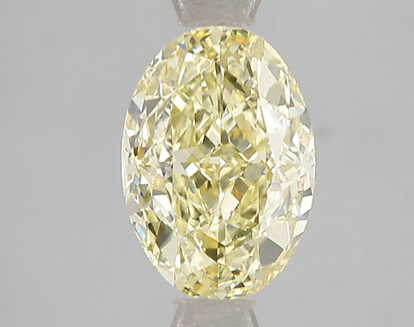 2.05ct Fancy Intense Yellow Oval Lab Diamond, VS2, IGI Certified