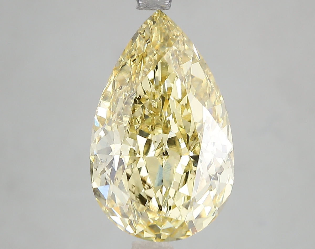 6.03ct Lab Diamond KT39-25 — FANCY INTENSE YELLOW/SI1 | IGI Certified