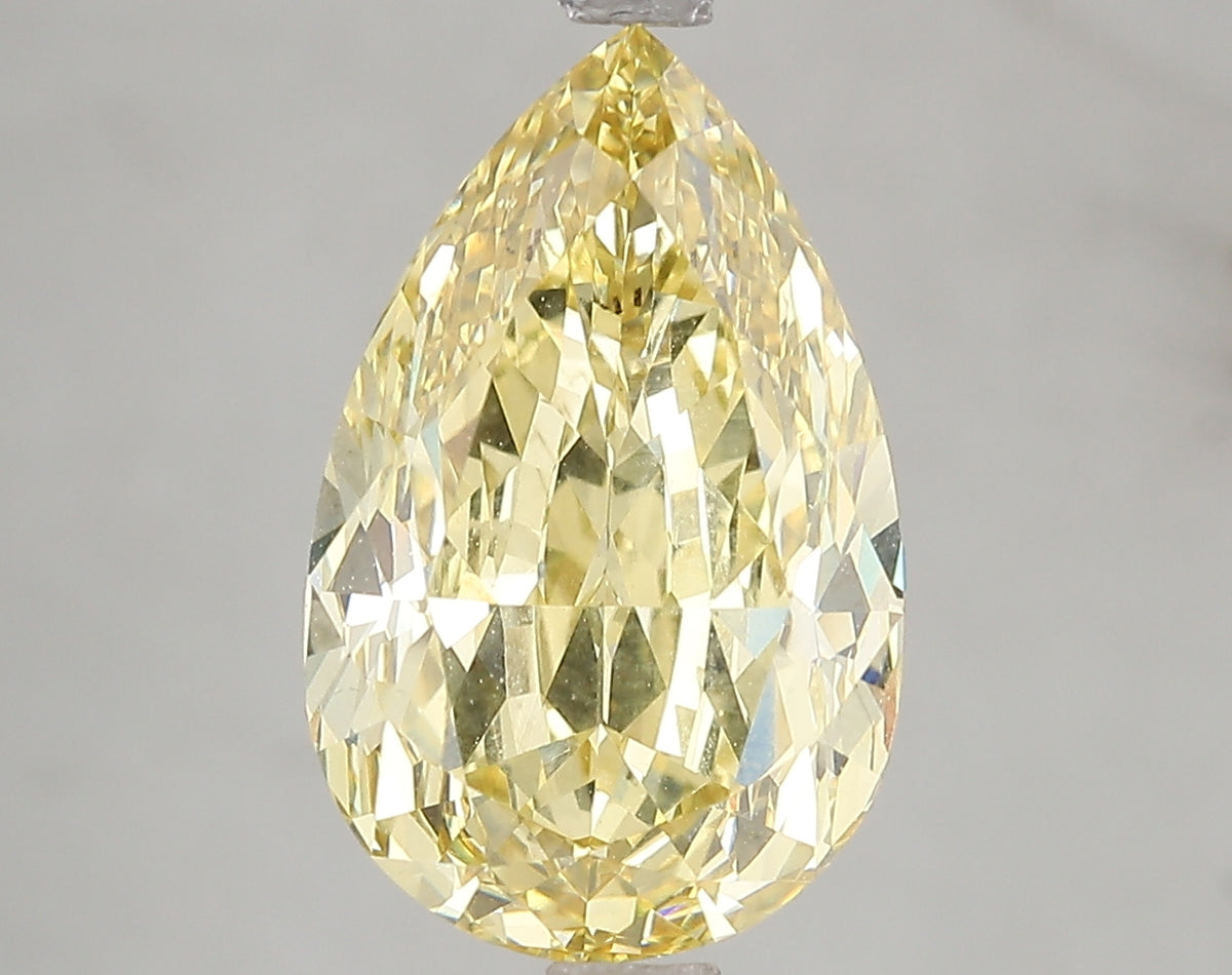 5.13ct Lab Diamond KT39-38 — FANCY VIVID YELLOW/VS2 | IGI Certified