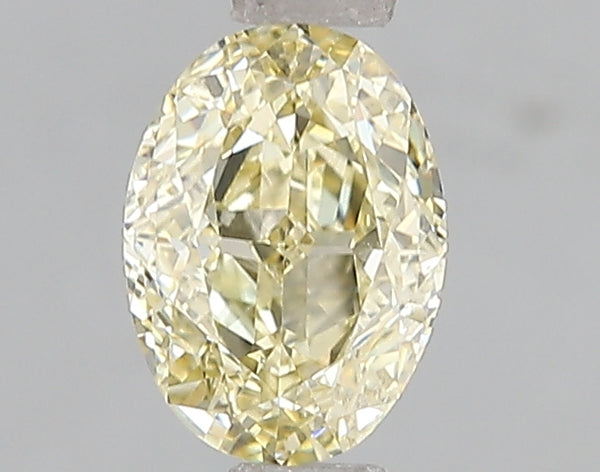 1.05ct Fancy Yellow Oval Lab Diamond, VVS2, IGI Certified