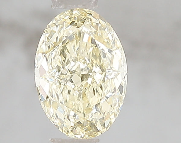 1.05ct Fancy Yellow Oval Lab Diamond, VS1, IGI Certified