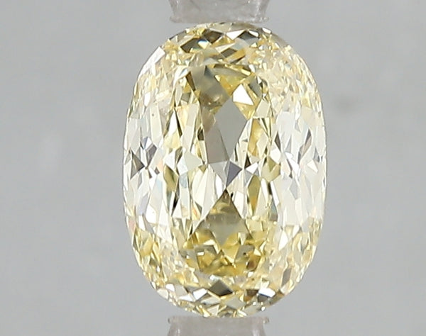 3.02ct Fancy Intense Yellow Oval Lab Diamond, VVS2, IGI Certified