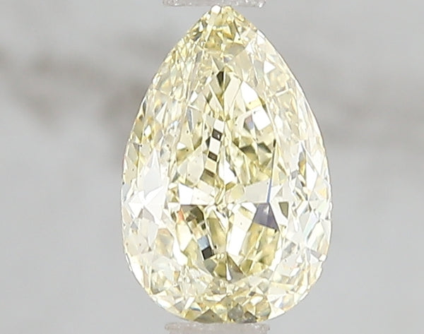 1.07ct Fancy Yellow Pear Lab Diamond, VS2, IGI Certified
