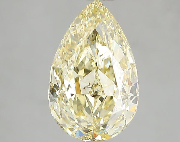 3.01ct Fancy Intense Yellow Pear Lab Diamond, SI1, IGI Certified