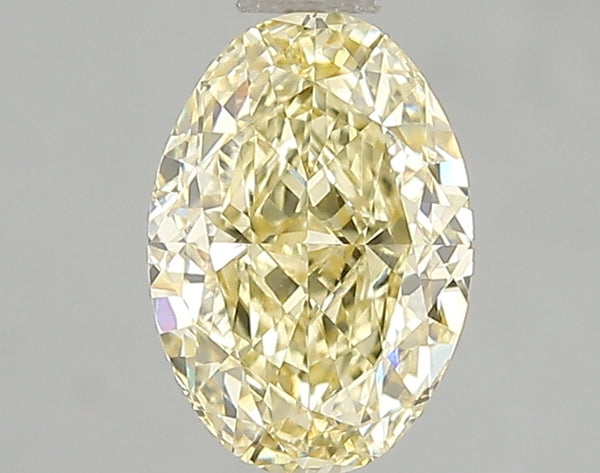 1.52ct Fancy Intense Yellow Oval Lab Diamond, VS1, IGI Certified