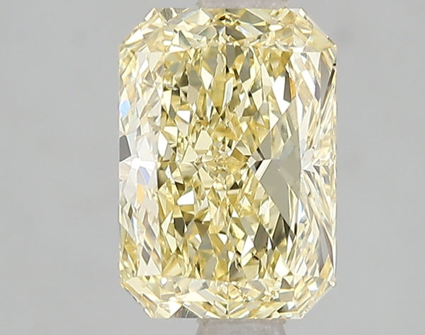 2ct Fancy Intense Yellow Radiant Lab Diamond, VS2, IGI Certified