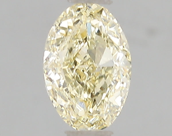 1ct Fancy Yellow Oval Lab Diamond, VS2, IGI Certified