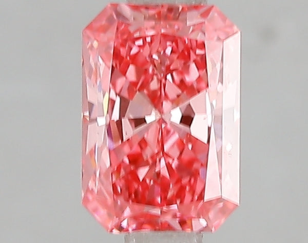 1.1ct Fancy Vivid Pink Radiant Lab Diamond, VS2, IGI Certified