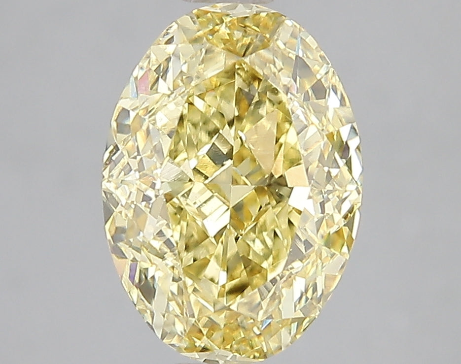 3.03ct Lab Diamond KT42-1 — FANCY VIVID YELLOW/VS2 | IGI Certified