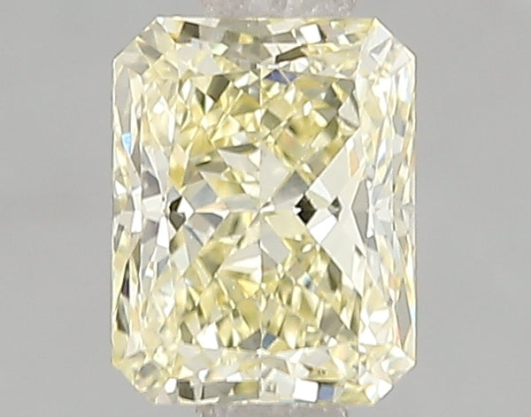 1.01ct Fancy Light Yellow Radiant Lab Diamond, VS2, IGI Certified