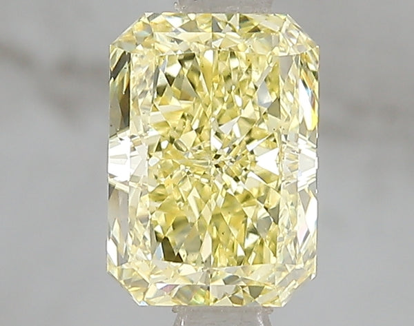 1.6ct Fancy Vivid Yellow Radiant Lab Diamond, VS2, IGI Certified