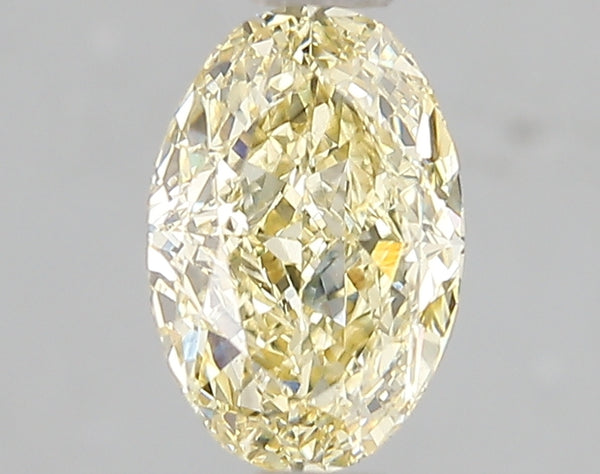 1.59ct Fancy Intense Yellow Oval Lab Diamond, VS1, IGI Certified