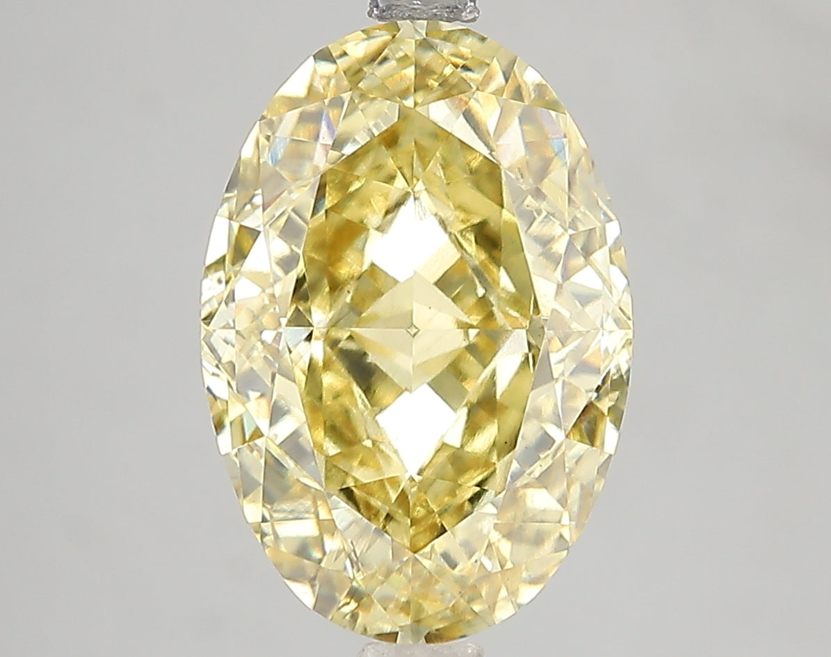 5.15ct Lab Diamond KT43-12 — FANCY VIVID YELLOW/SI1 | IGI Certified
