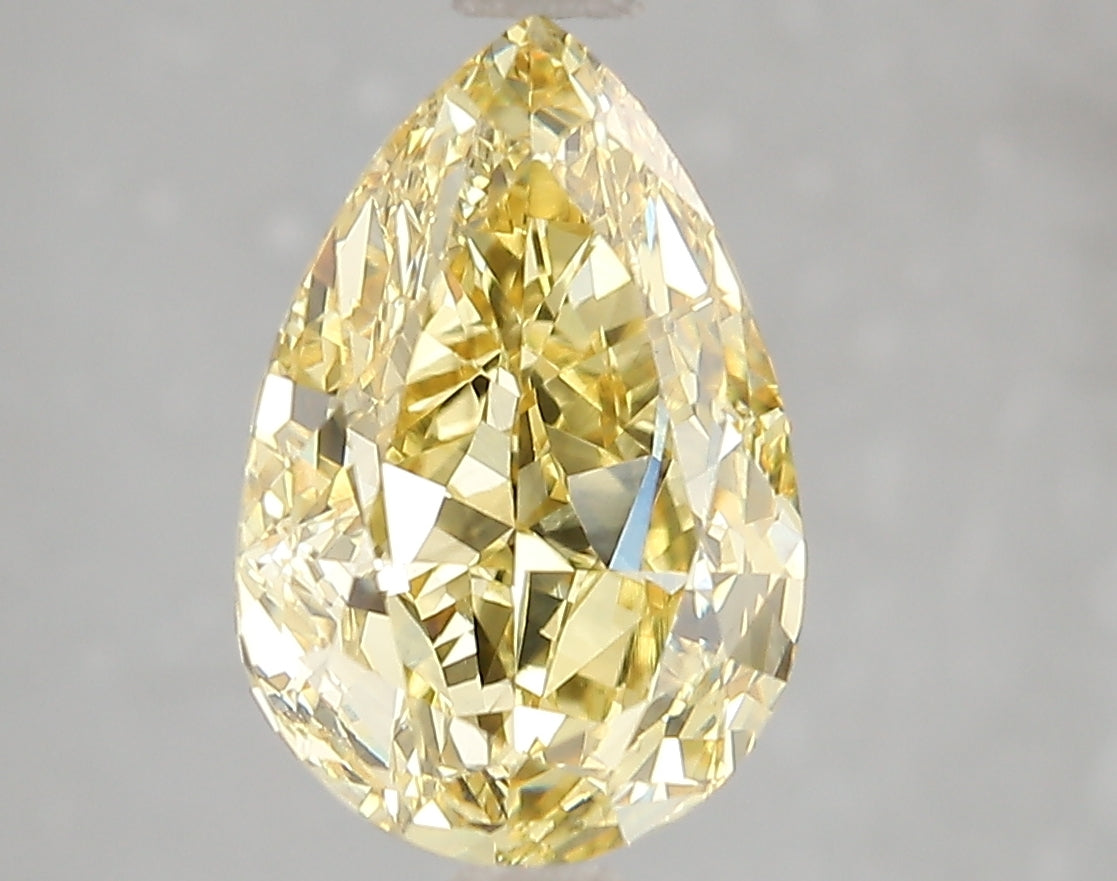 3.51ct Lab Diamond KT43-2 — FANCY VIVID YELLOW/VS2 | IGI Certified