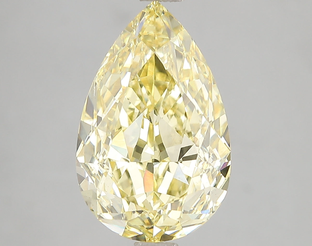 5.1ct Lab Diamond KT43-32 — FANCY VIVID YELLOW/VS1 | IGI Certified