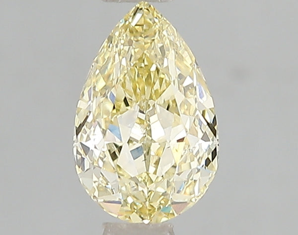 1ct Fancy Intense Yellow Pear Lab Diamond, VS2, IGI Certified