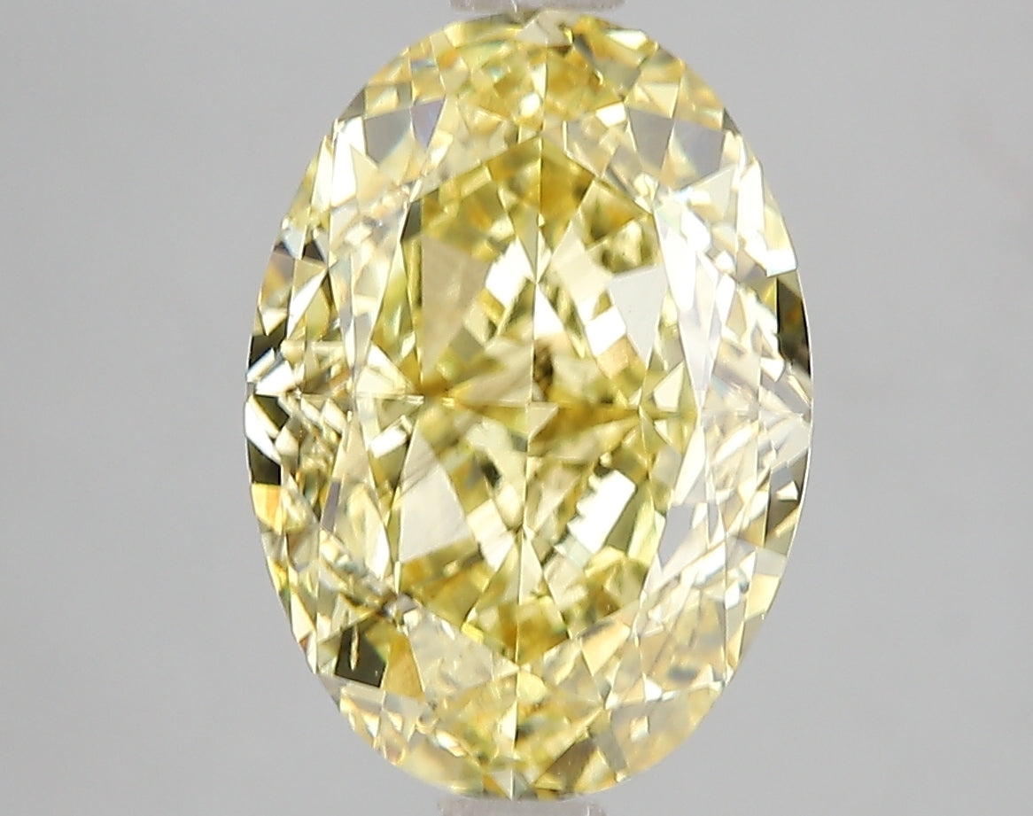 5.17ct Lab Diamond KT43-471 — FANCY VIVID YELLOW/SI1 | IGI Certified