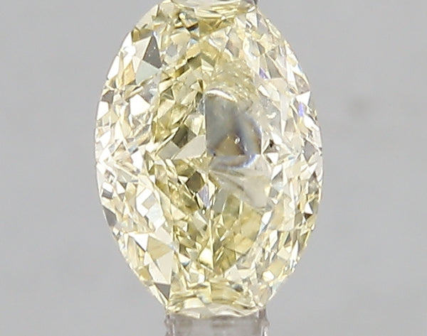 1.51ct Fancy Intense Yellow Oval Lab Diamond, VS2, IGI Certified