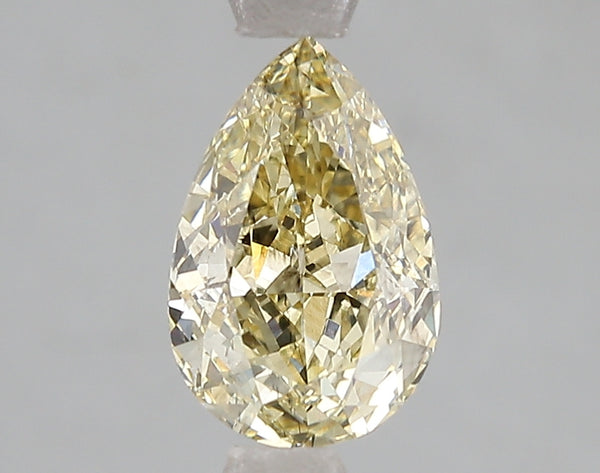 1.6ct Fancy Intense Yellow Pear Lab Diamond, SI1, IGI Certified