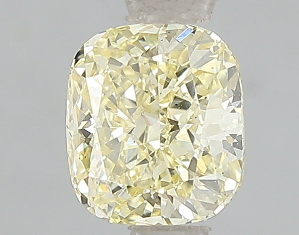 1.1ct Fancy Intense Yellow Cushion Lab Diamond, VS2, IGI Certified