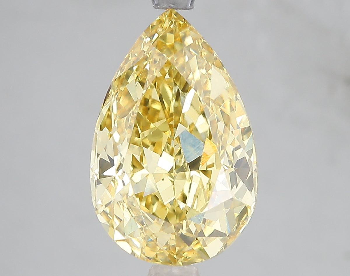 5.03ct Lab Diamond KT44-19 — FANCY VIVID YELLOW/VS1 | IGI Certified