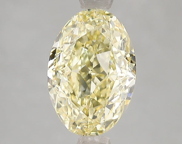 3.03ct Fancy Intense Yellow Oval Lab Diamond, VS2, IGI Certified