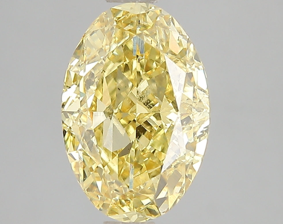 3.01ct Lab Diamond KT44-4 — FANCY VIVID YELLOW/VS2 | IGI Certified