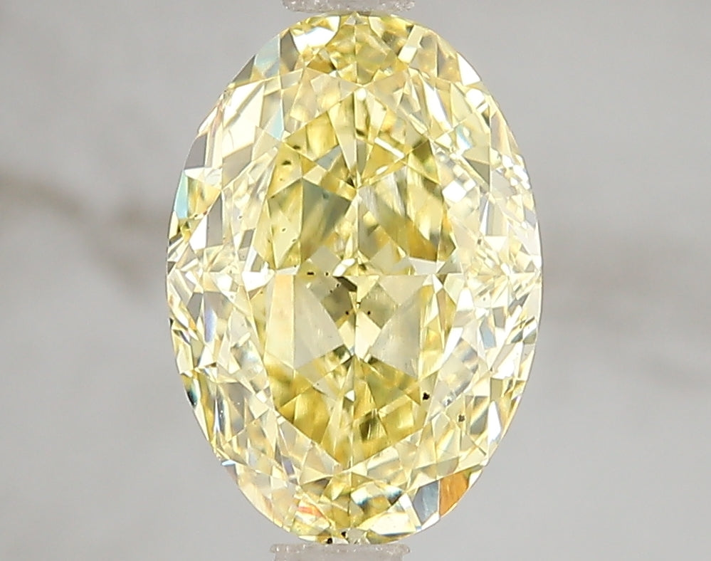 3.01ct Lab Diamond KT44-50 — FANCY VIVID YELLOW/SI1 | IGI Certified
