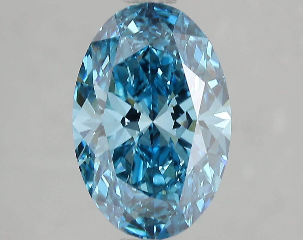 3.05ct Lab Diamond KT44-66 — FANCY VIVID BLUE/VS2 | IGI Certified