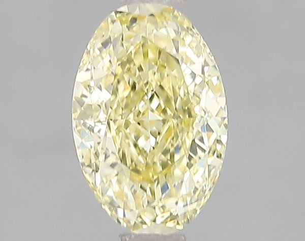 1.56ct Fancy Intense Yellow Oval Lab Diamond, VS1, IGI Certified