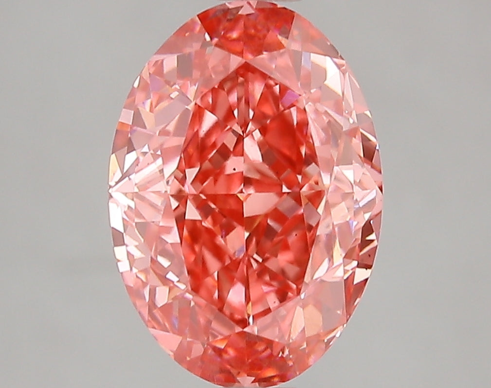 3.09ct Lab Diamond KT44-858 — FANCY VIVID PINK/VS2 | IGI Certified