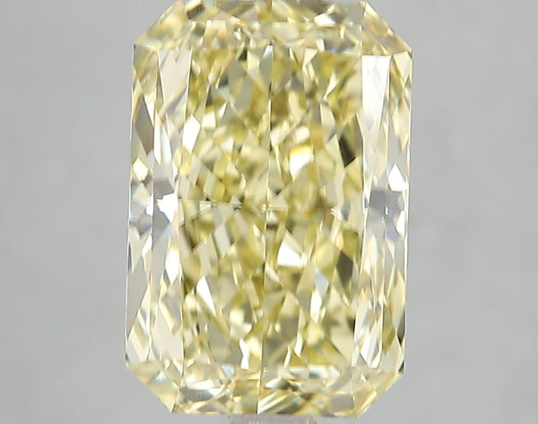 4.54ct Fancy Vivid Yellow Radiant Lab Diamond, VS1, IGI Certified