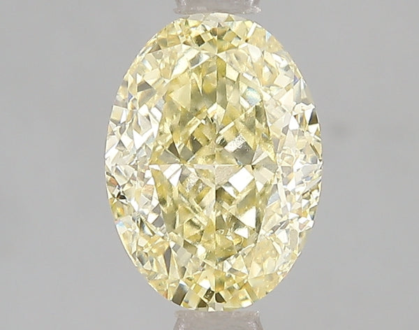2.01ct Fancy Intense Yellow Oval Lab Diamond, VS1, IGI Certified