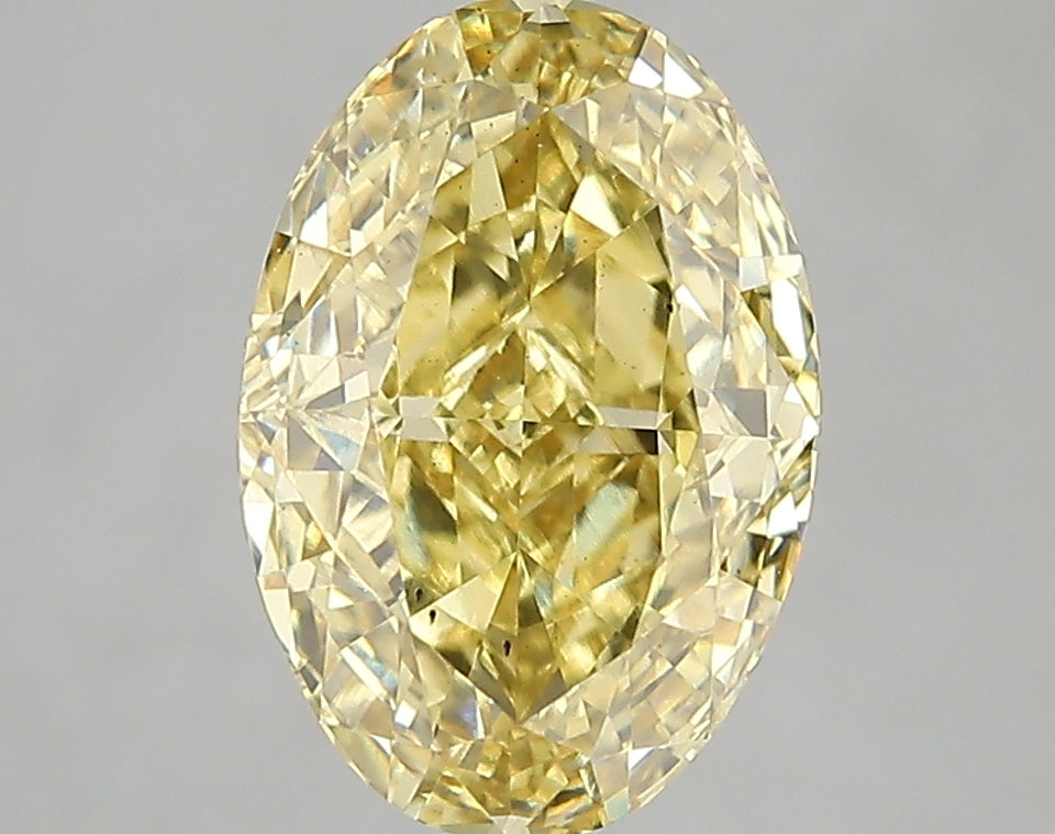 3.08ct Lab Diamond KT53-20 — FANCY VIVID YELLOW/VS2 | IGI Certified