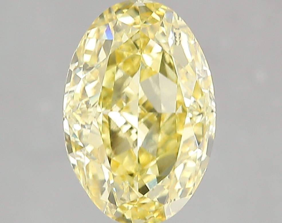 3.02ct Lab Diamond KT54-3 — FANCY VIVID YELLOW/VS2 | IGI Certified