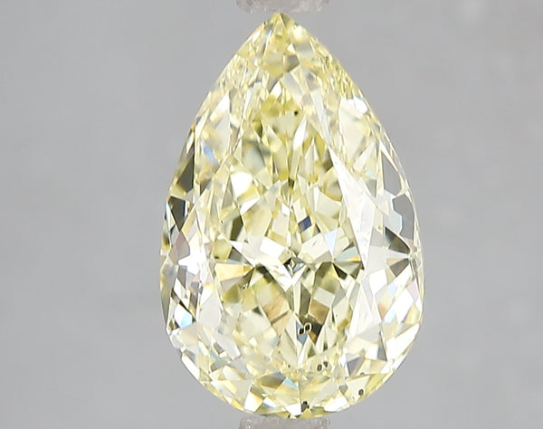 3.03ct Fancy Intense Yellow Pear Lab Diamond, SI1, IGI Certified
