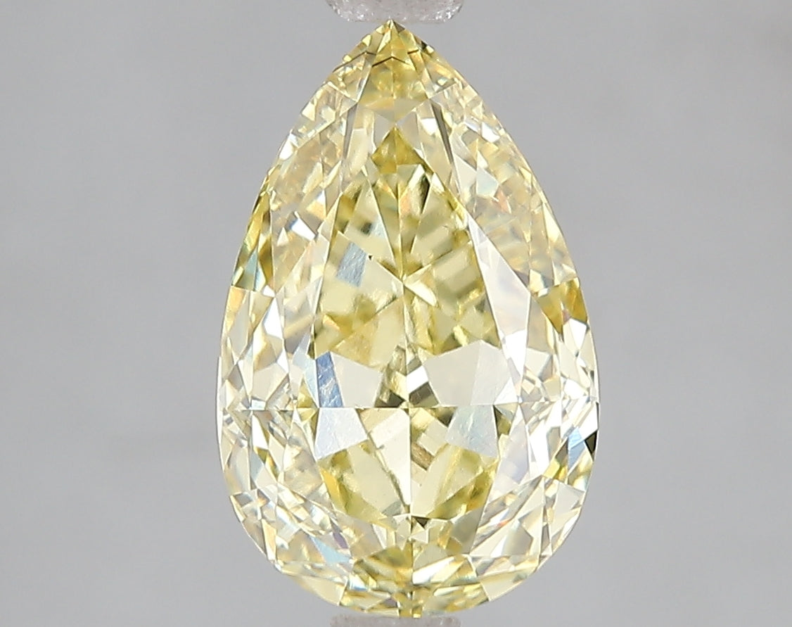 3.01ct Lab Diamond KT60-1 — FANCY VIVID YELLOW/VS2 | IGI Certified